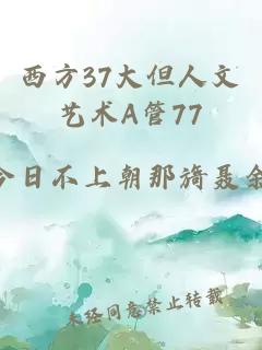 西方37大但人文艺术A管77