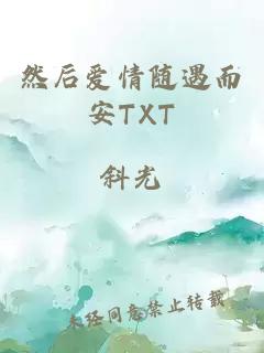 然后爱情随遇而安TXT