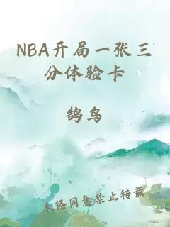 NBA开局一张三分体验卡