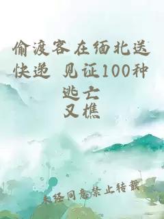 偷渡客在缅北送快递 见证100种逃亡