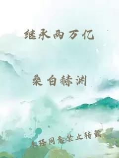 继承两万亿