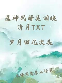 医神武婿吴泪映清月TXT