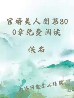 官婿美人图第800章免费阅读