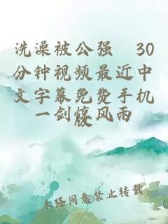 洗澡被公强奷30分钟视频最近中文字幕免费手机版