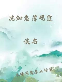 沈知意薄砚霆