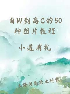 自W到高C的50种图片教程