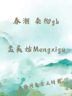 春潮 秦彻gb