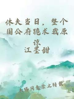休夫当日，整个国公府跪求我原谅