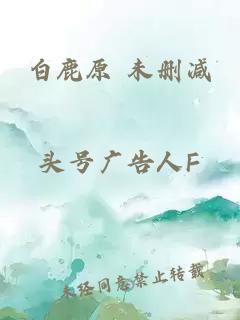 白鹿原 未删减